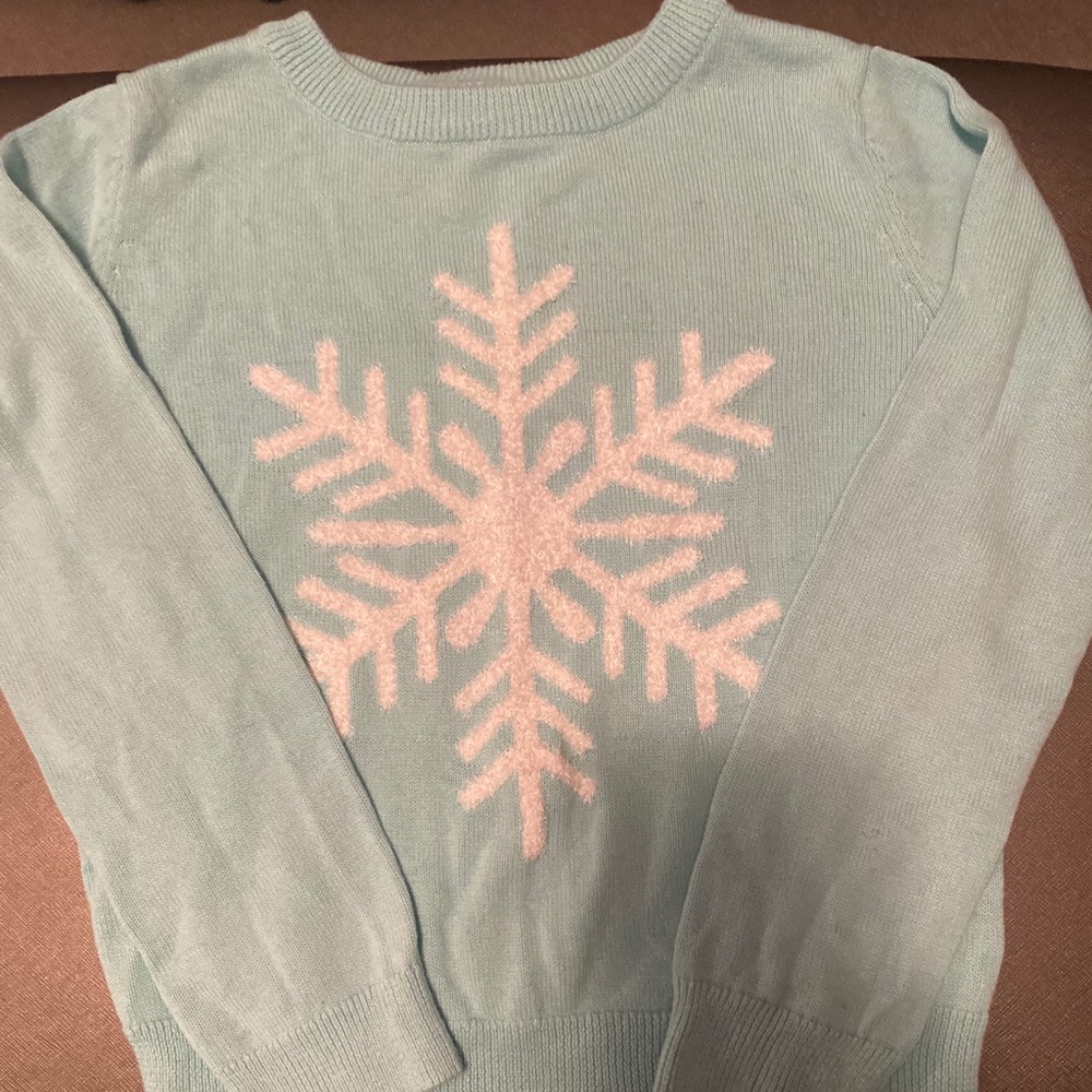 Girls snowflake sweater